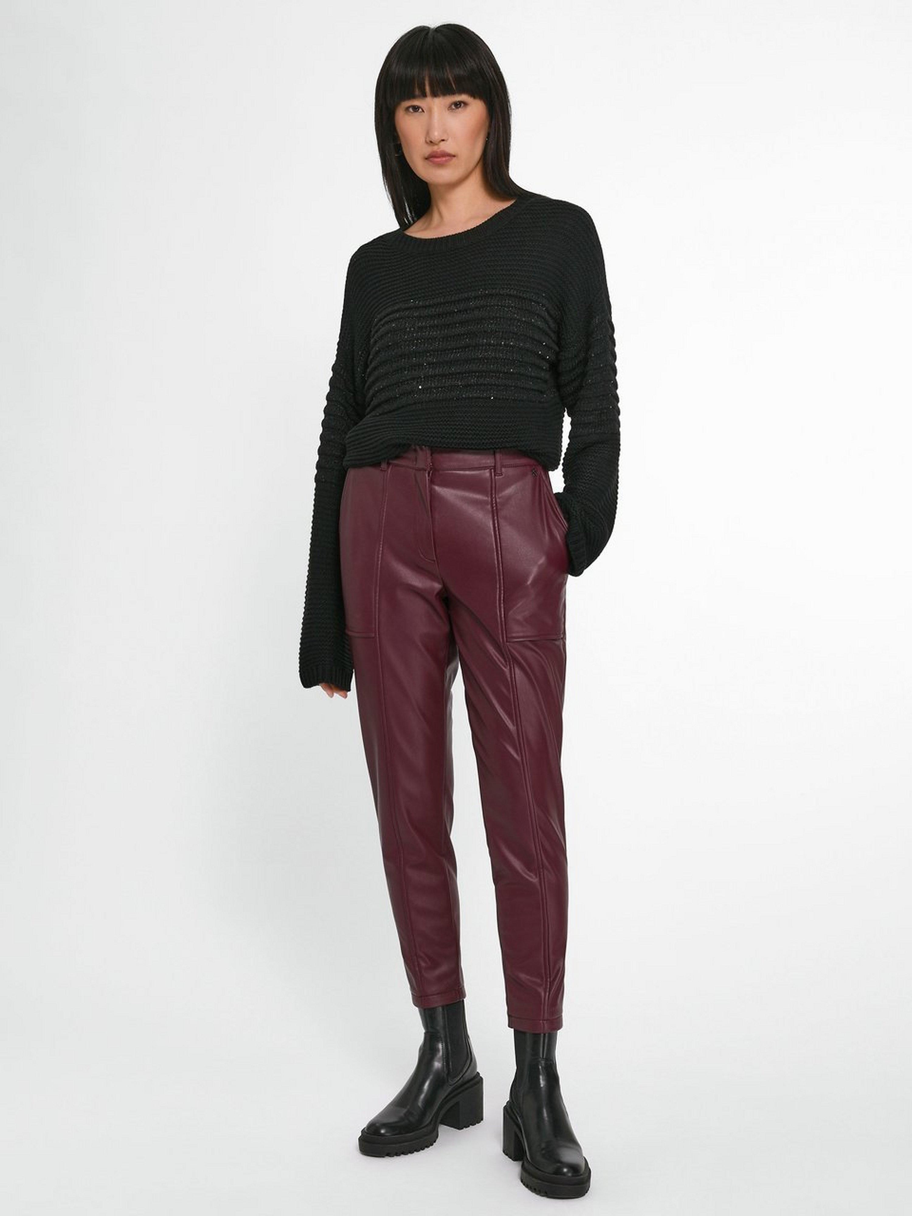 Fakeleder-Hose Modell Audrey