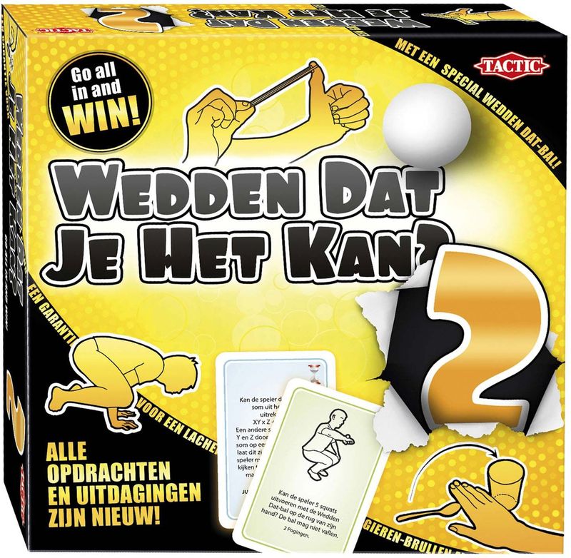Tactic - Wedden Dat Je Het Kan 2 - Partyspel - Familiespel