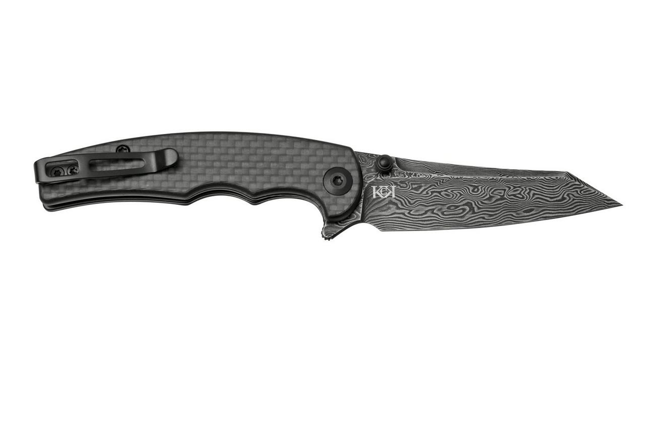 Civivi P87 Folder C21043-DS1 Carbonfiber Overlay Black G10, zakmes