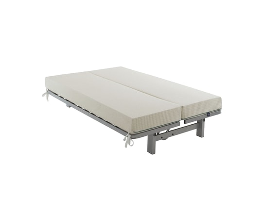SOMEO - Matelas naturel latex naturel aube clic-clac ecru 60+60x19...