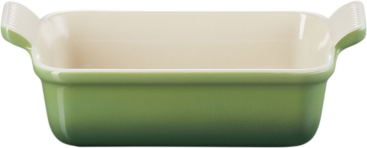 Le Creuset Heritage Rekt Fad 24/19cm Bamboo Green Bamboo green