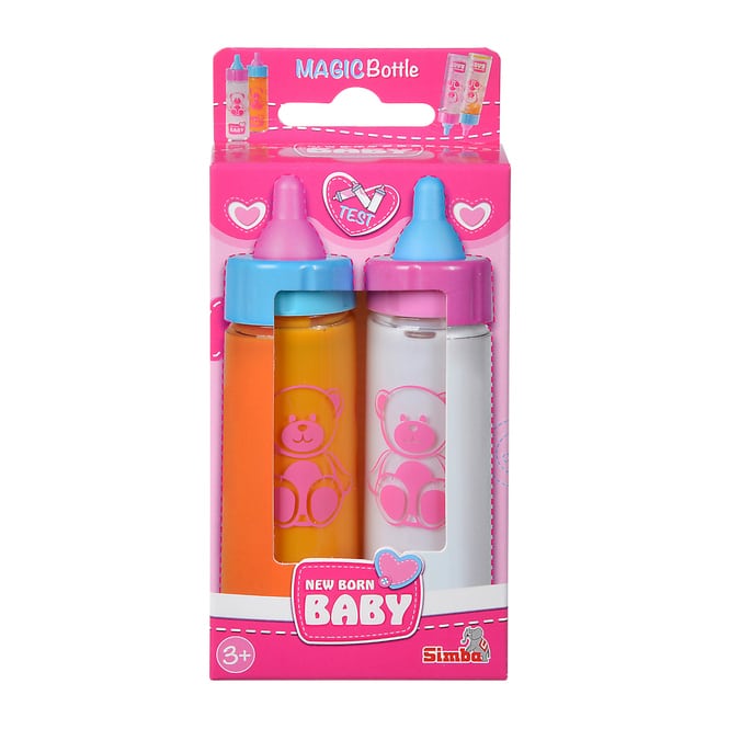 New Born Baby - 2 Magische Milchfläschchen