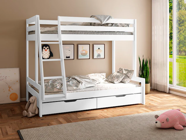 Lüttenhütt Etagenbett »Doppelstockbett, Hochbett, 