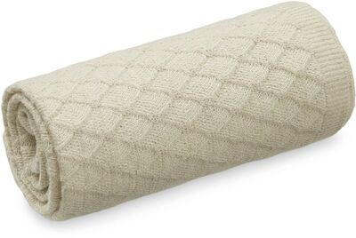 CamCamCopenhagen Alpaca Knit Throw Teppe, Natural