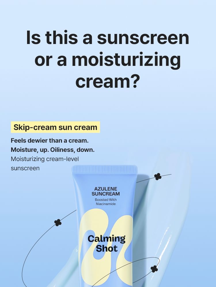 MAMONDE - Calming Shot Azulene Zonnebrandcrème