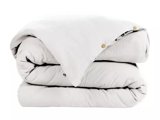 OUREA - Housse de Couette 140x200cm Gaze de Coton Chantilly