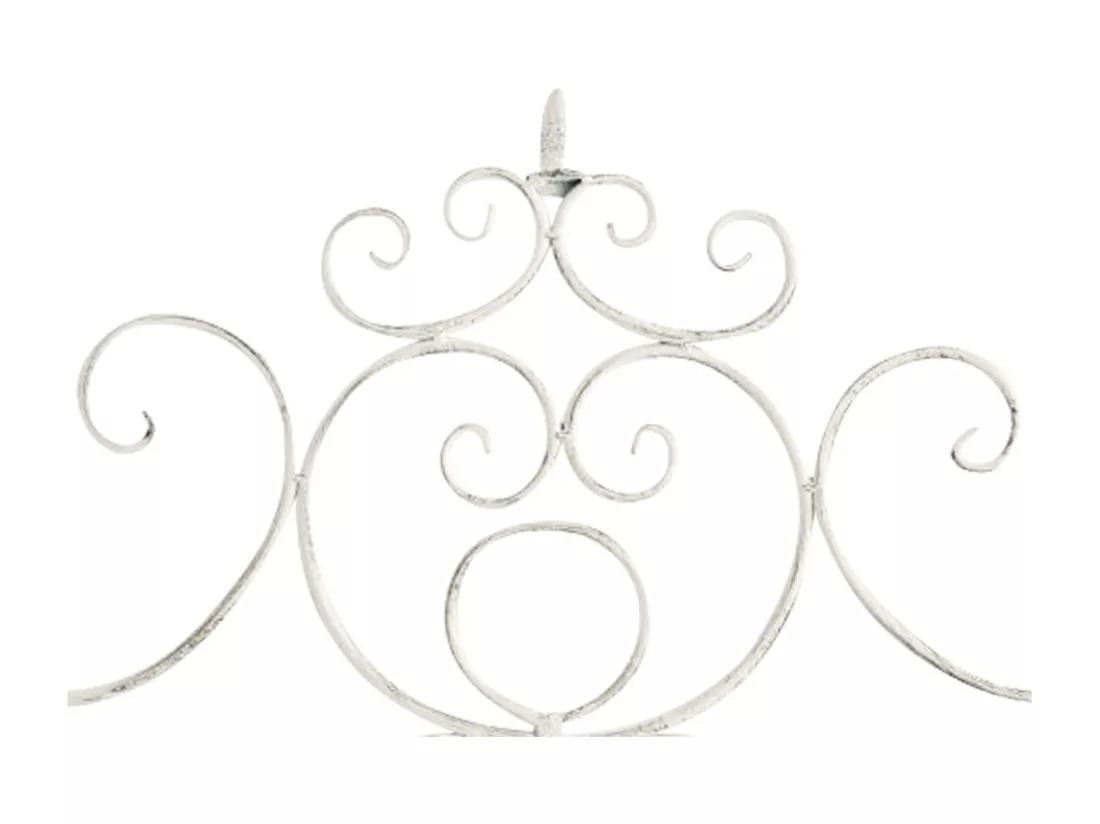 Treillis - Métal - Blanc antique - Paula