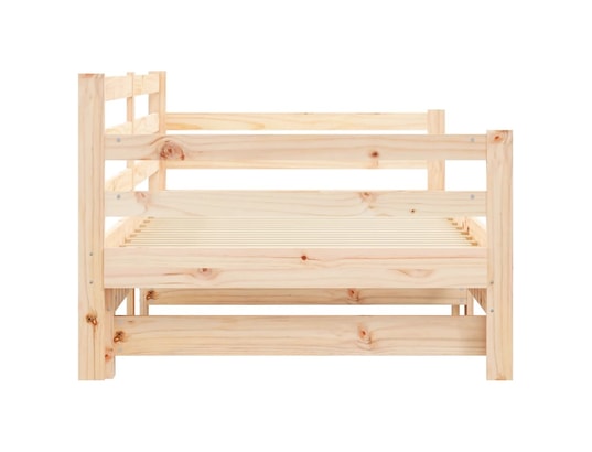 VIDAXL - Lit de jour avec lit gigogne 90x200 cm bois de pin massif