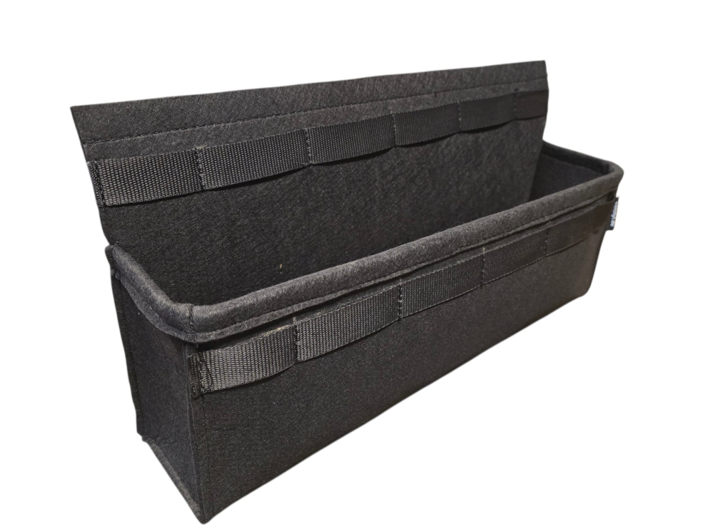 vanstyl opbergtas vilten tas zitconsole