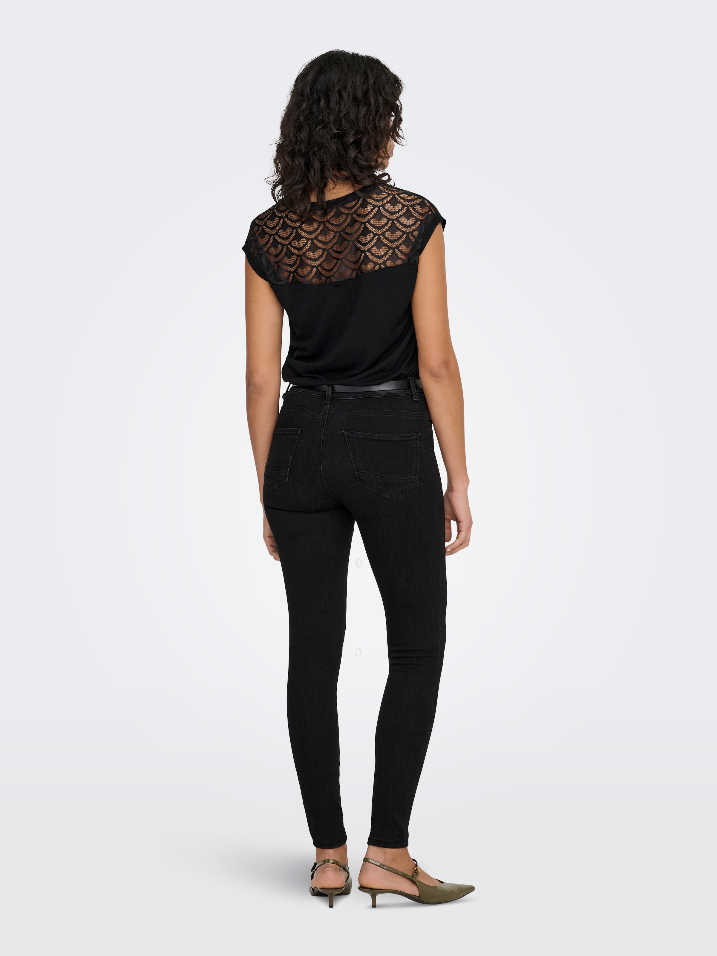 ONLY Skinny-fit-Jeans »ONLPOWER MID PH UP SK DNM REA3659 NOOS«, mit Push-up-Effekt