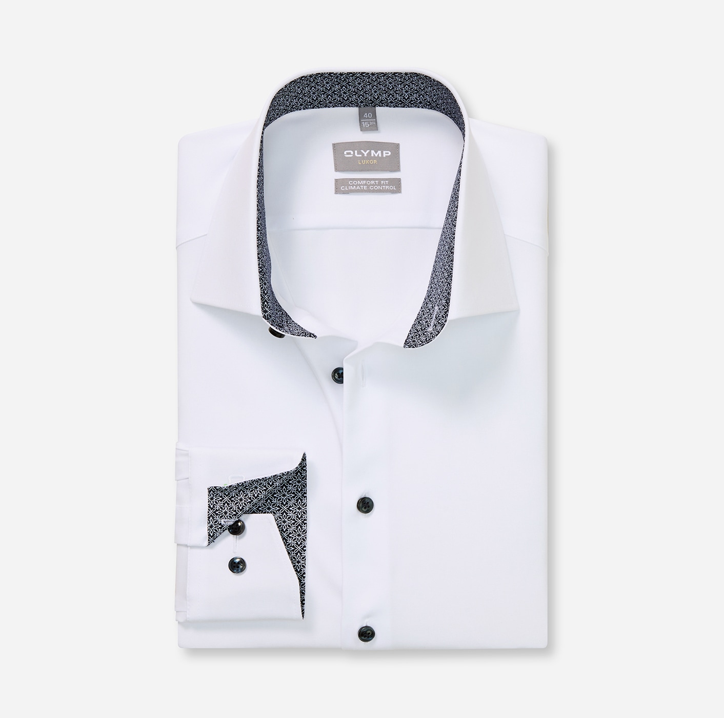 OLYMP Langarmhemd »24/7 - Luxor comfort fit«, Climate Control, Businesshemd, New-Kentkragen, comfort fit