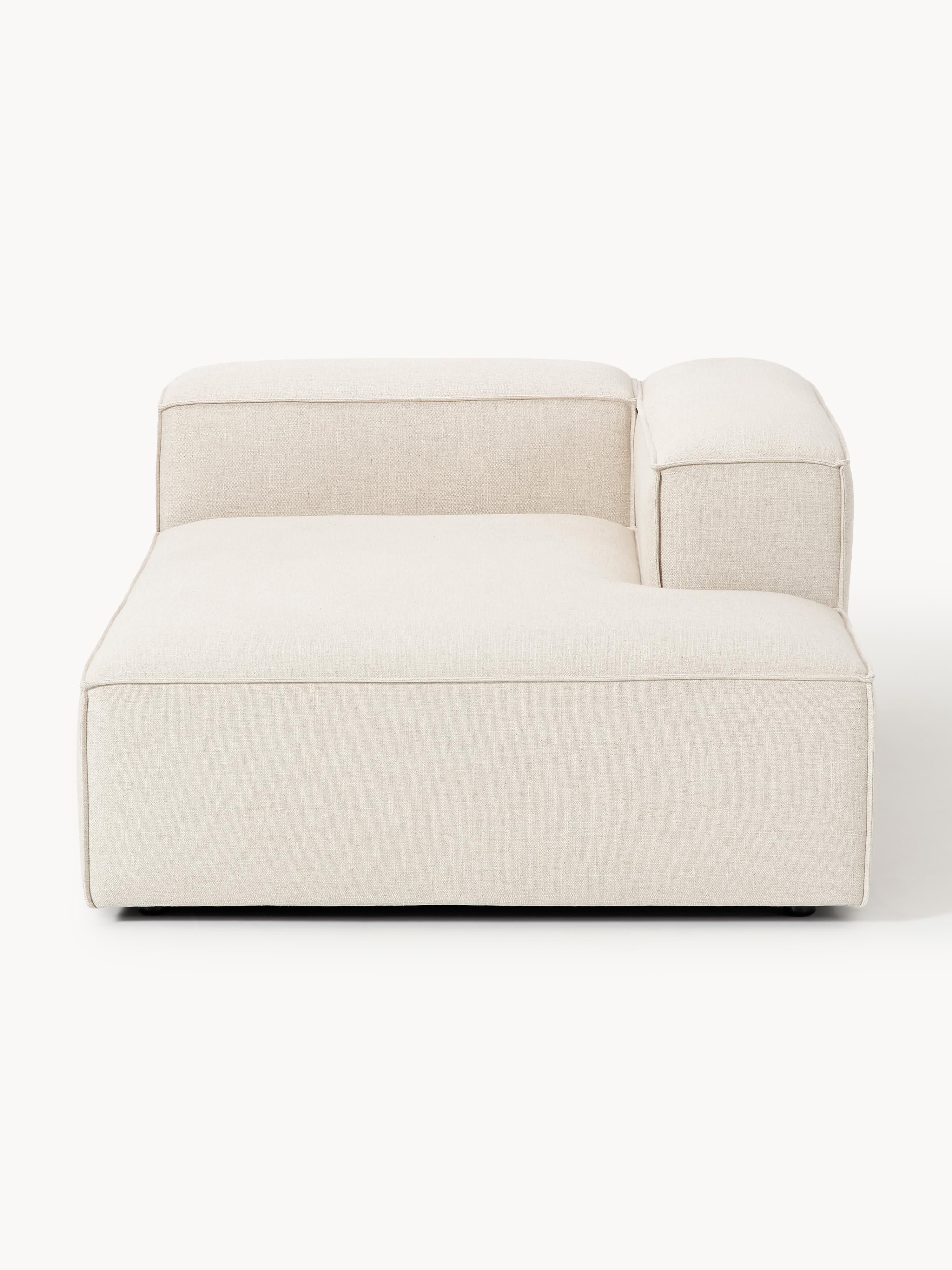 Chaise longue hoekmodule Lennon van linnenmix