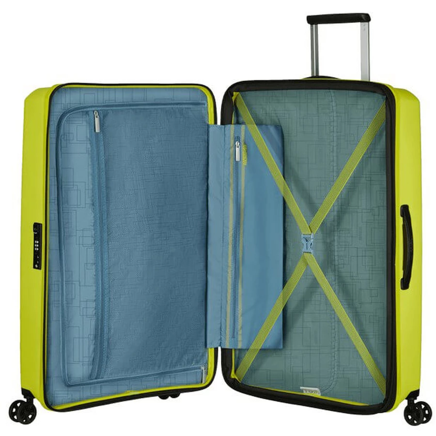 American Tourister Aerostep - 4-Rollen-Trolley L 77 cm erw. light lime