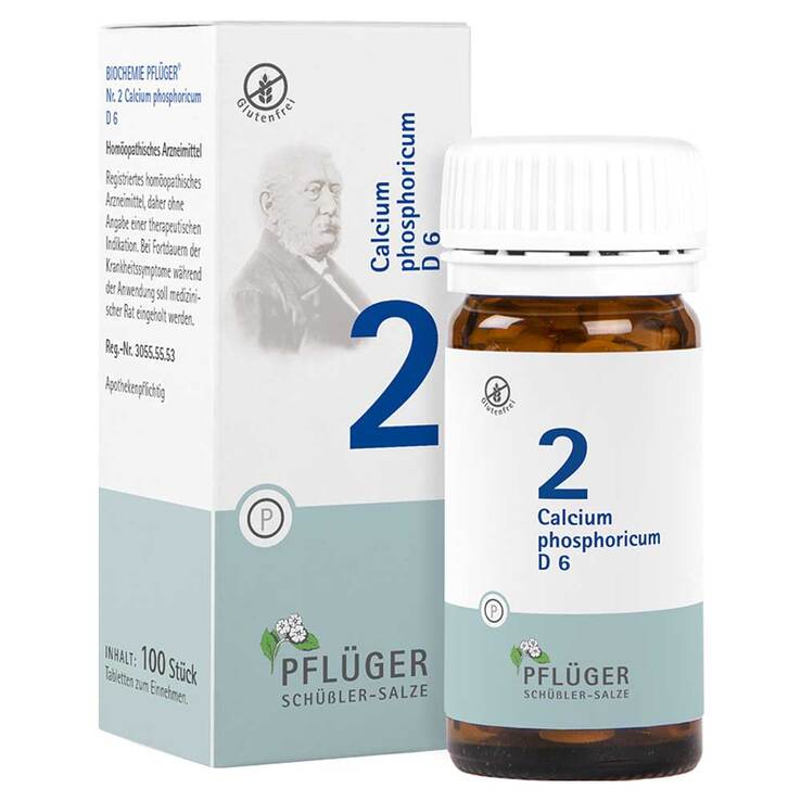 Biochemie Pflüger 2 Calcium phosphoricum D 6 Tabletten, 100 St