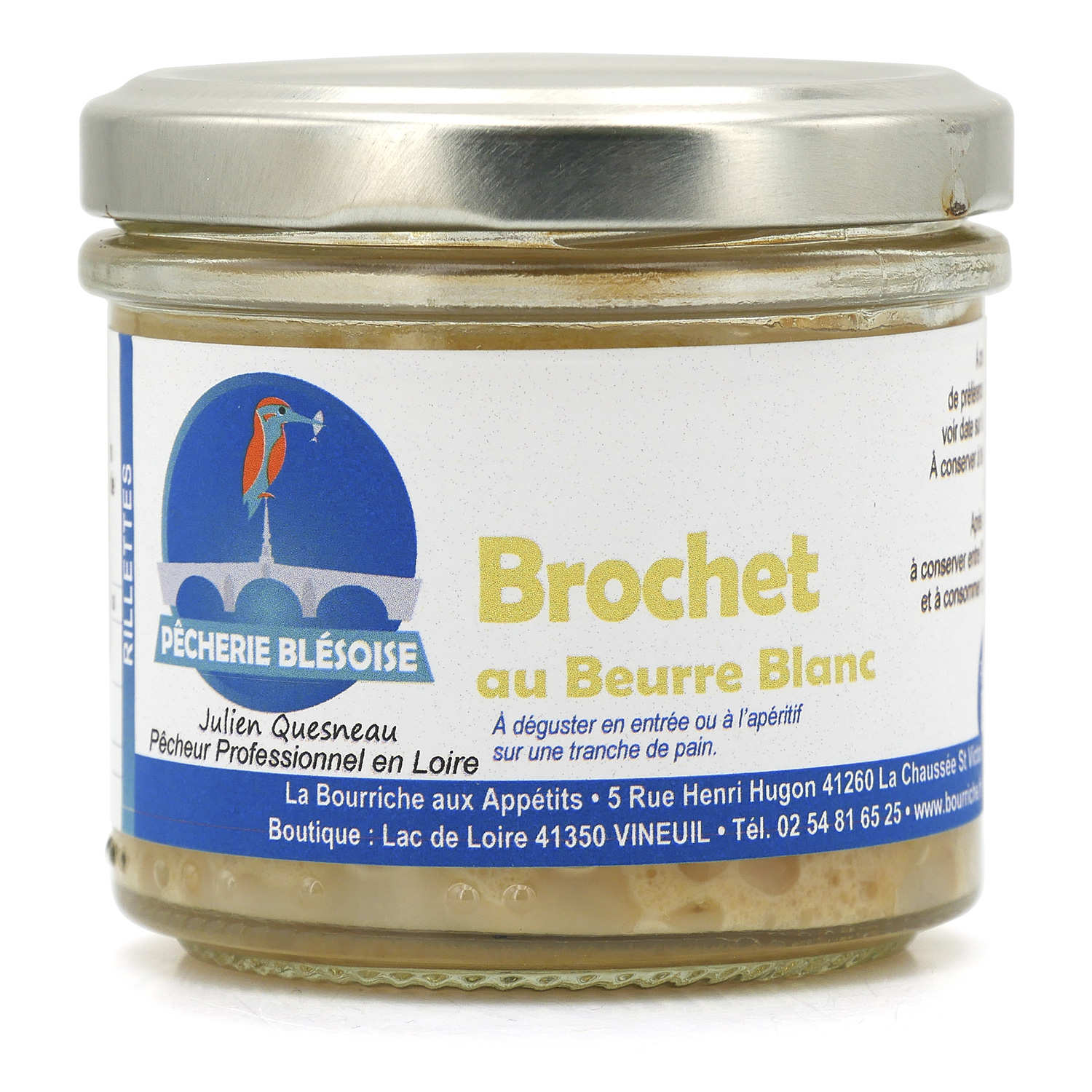 Rillettes de brochet au beurre blanc