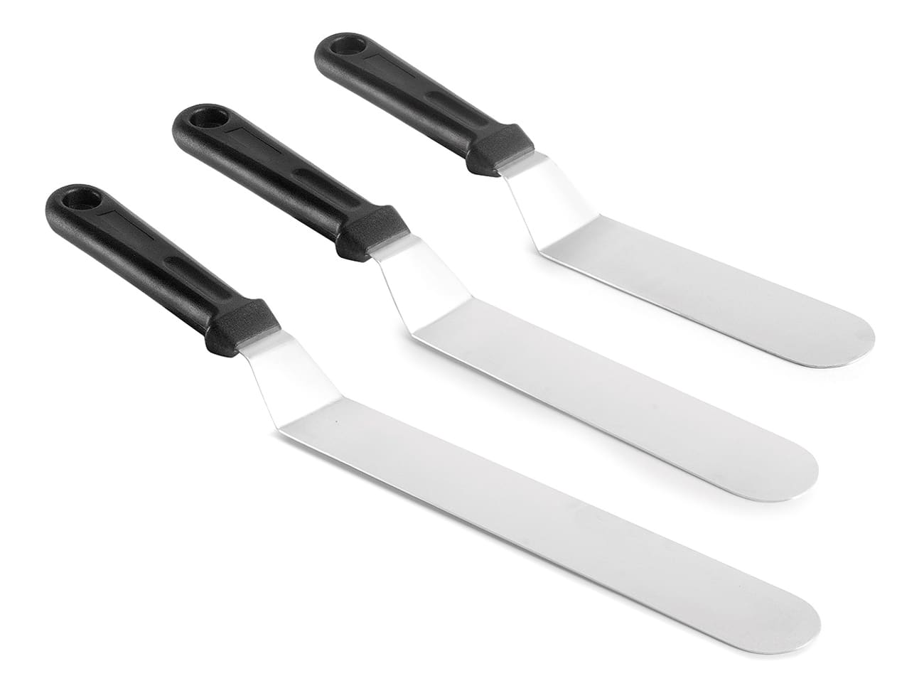 Spatule coudée inox - Lame 19 cm - Lacor