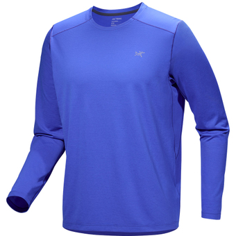 Arcteryx Cormac Crew Langarmshirt Electra Heather Herren