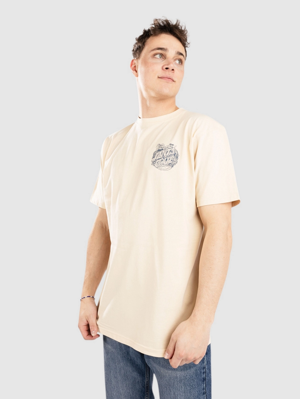 Santa Cruz Aloha Dot T-Shirt blond wood