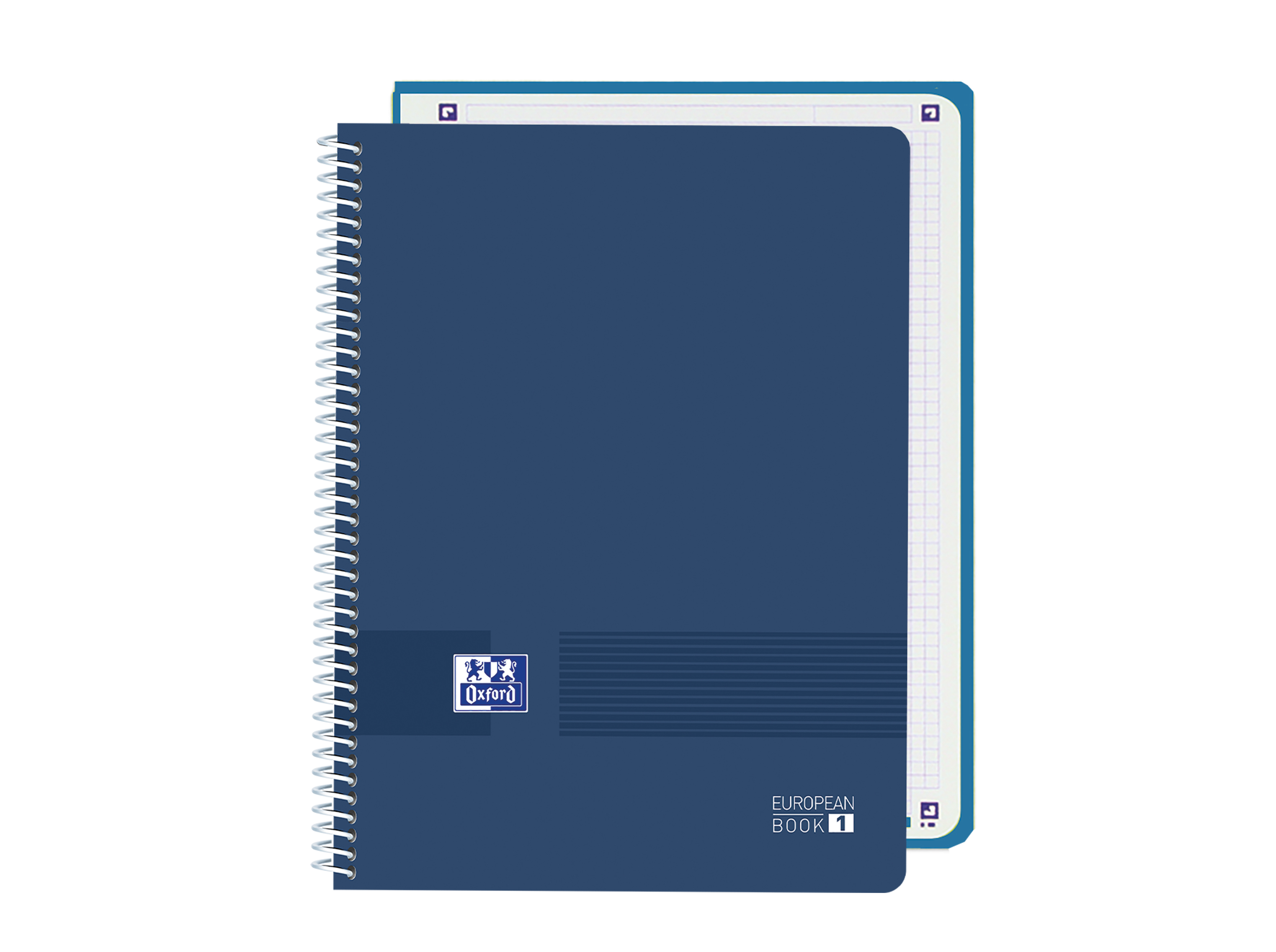 CADERNO ESPIRAL A4 QUADRICULADO POLIPPROPILENO OXFORD LIVE&GO 80 FOLHAS CORES SORTIDAS