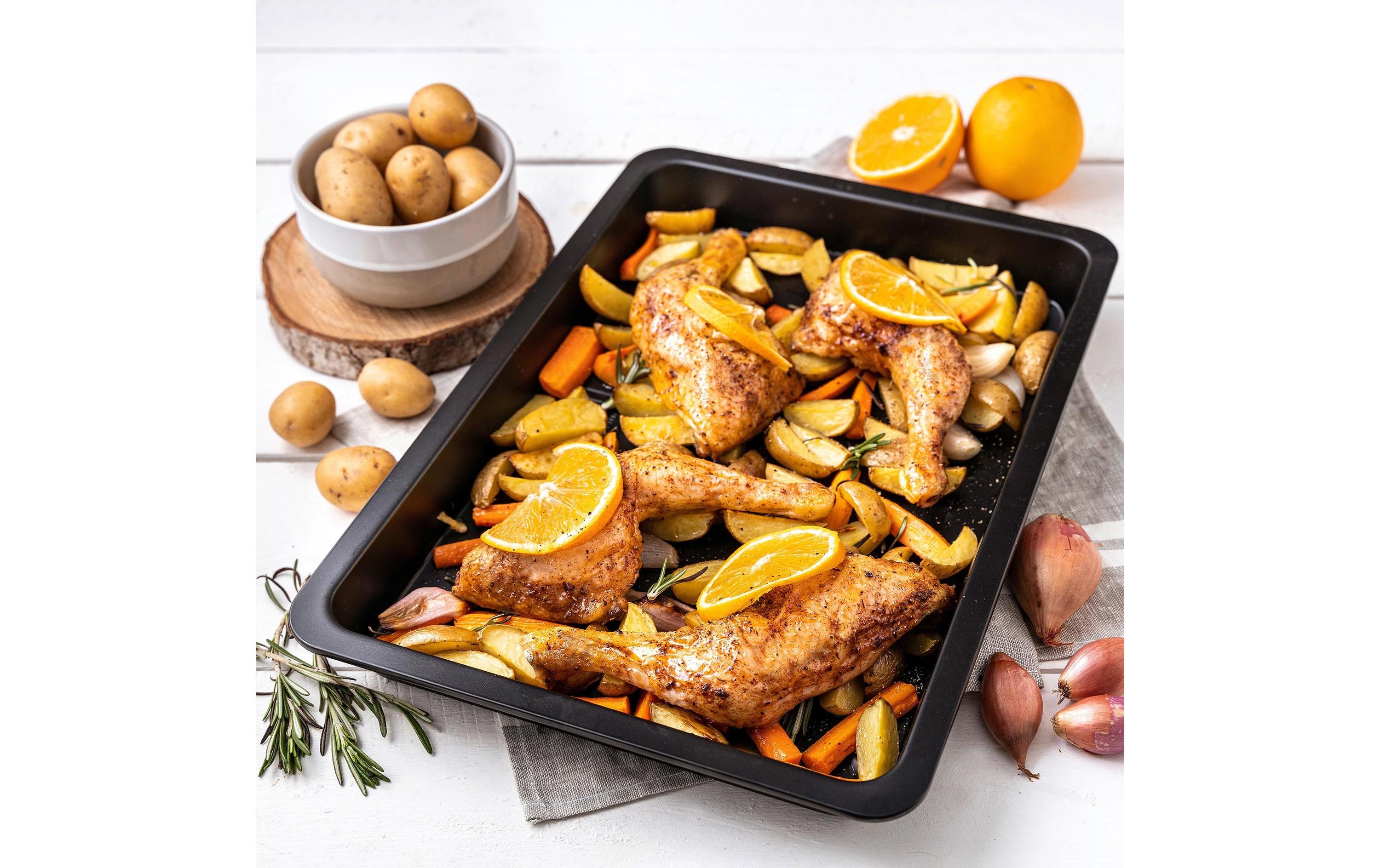 Auflaufform Special Cooking 42 x 29 cm, Eckig, SchwarzBrat- und Grillform