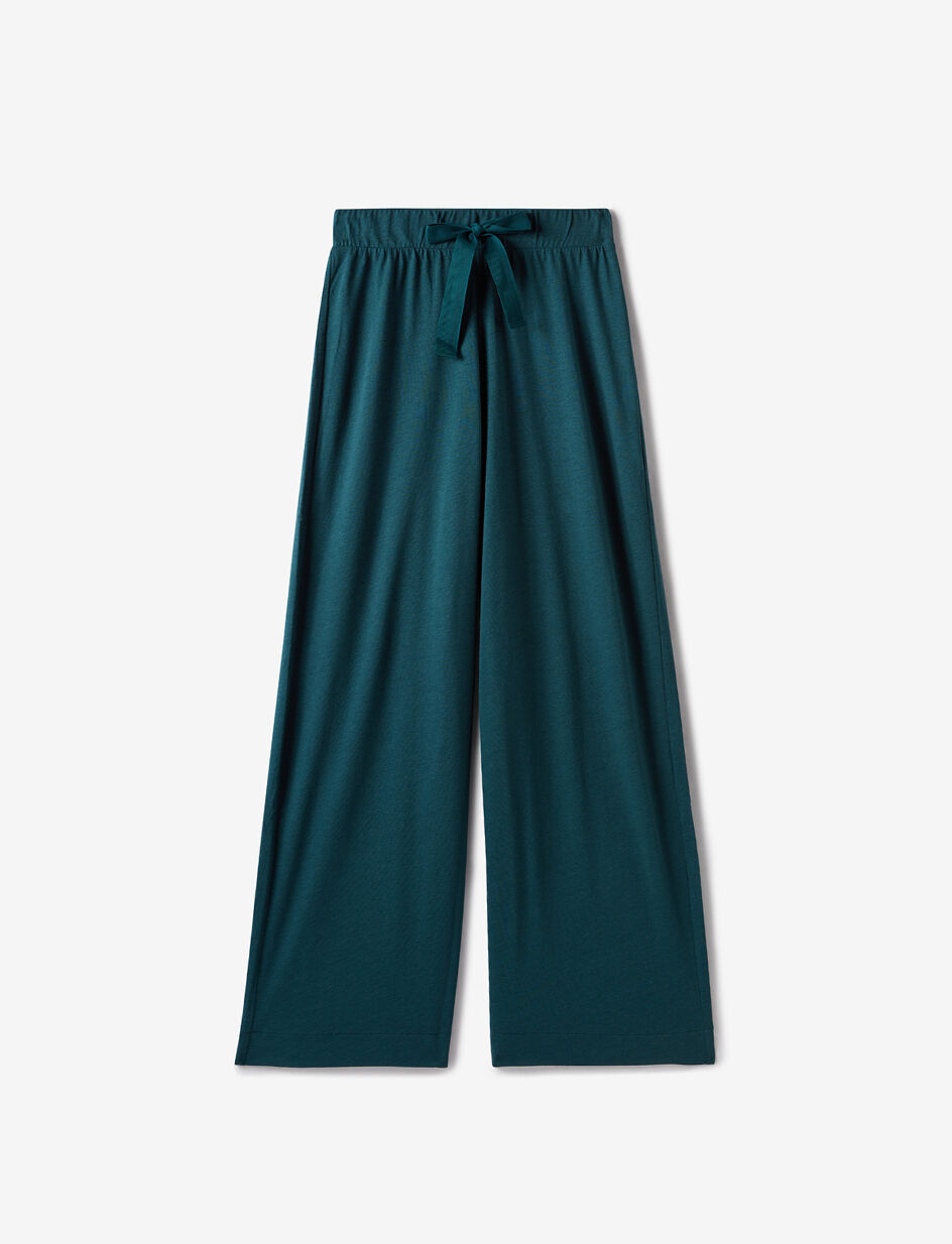 Pantalon - bleu canard
