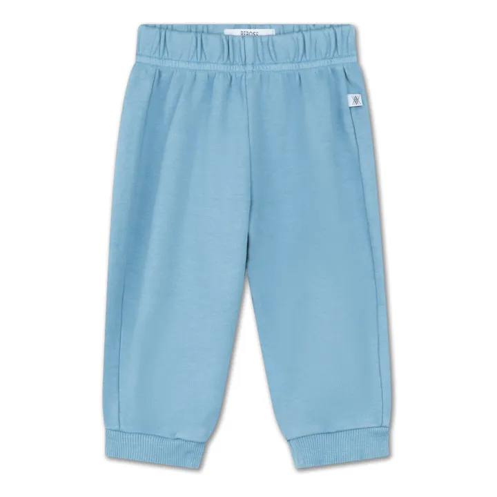 Repose AMS Jogger Coton Bio Décoloré | Bleu