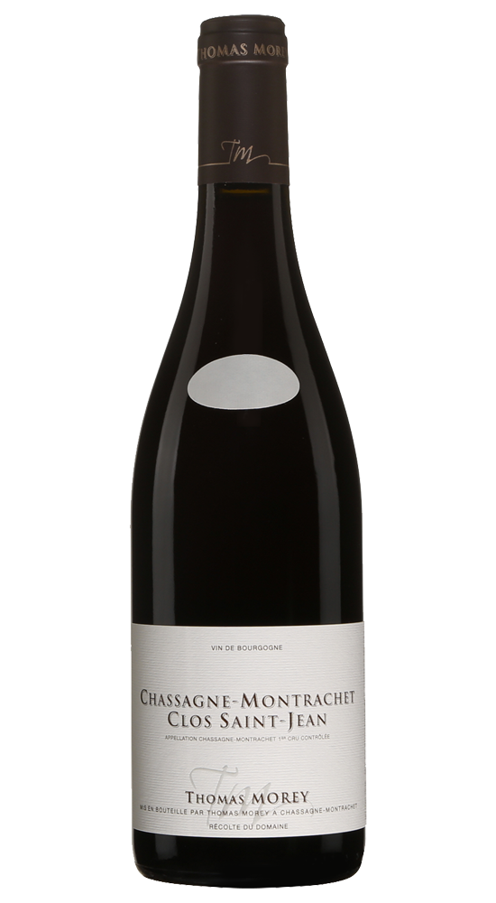 Domaine Thomas Morey : Chassagne Montrachet 1er Cru Clos Saint Jean rouge 2020 Bourgogne-   Chassagne Montrachet-   1er Cru-   Rouge-