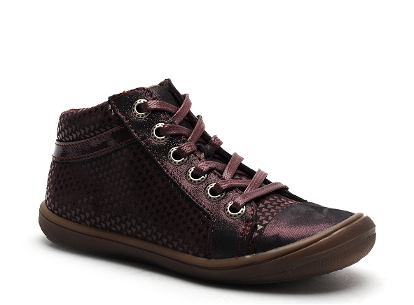 Bellamy boots bottine enfant fillette lara violet