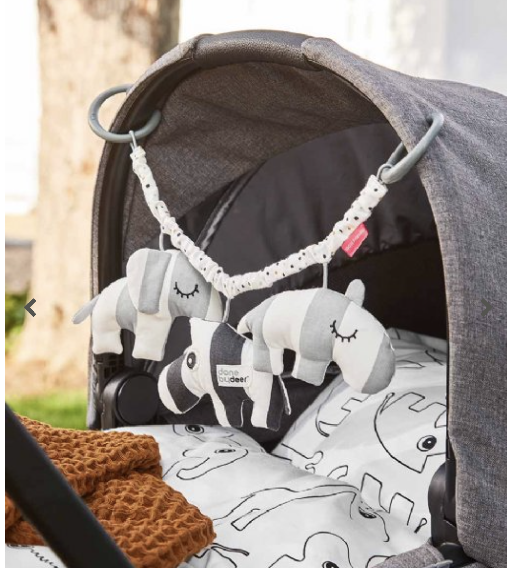 SPIRALE D'ACTIVITÉS POUSSETTE DEER FRIENDS GRIS