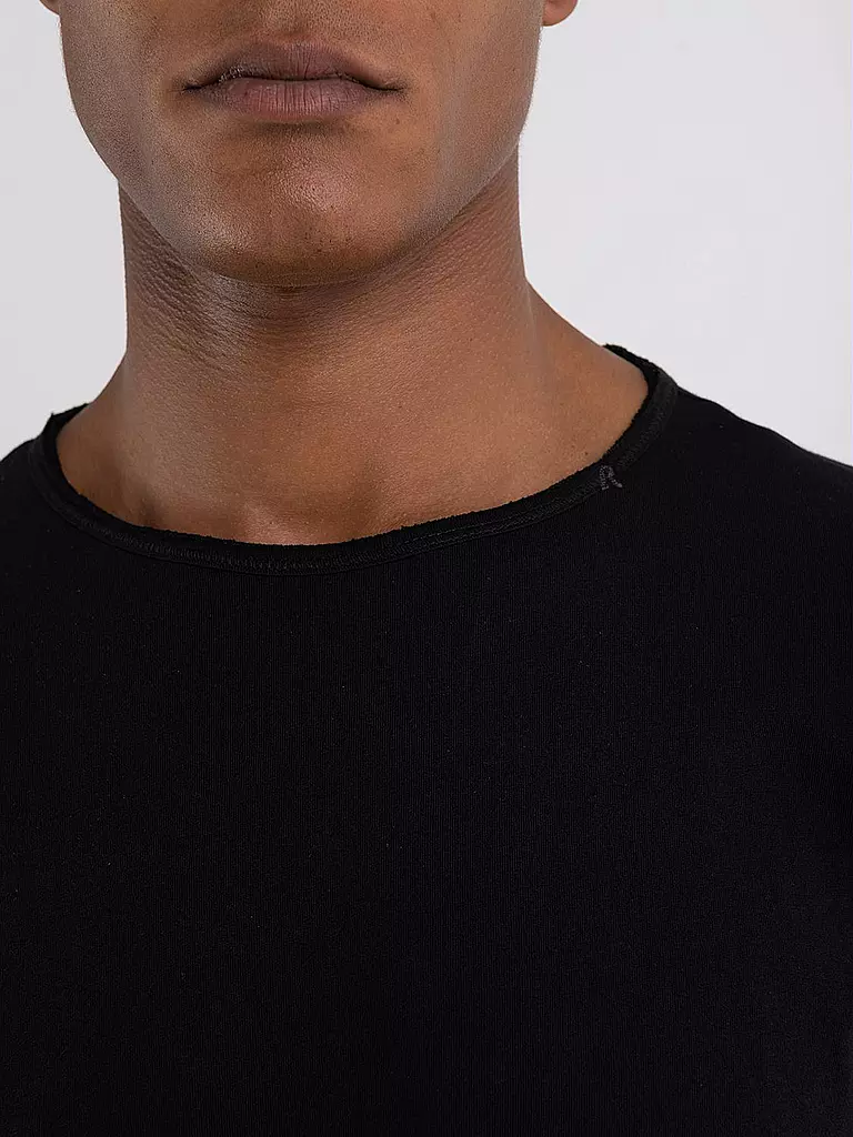 REPLAY Langarmshirt schwarz