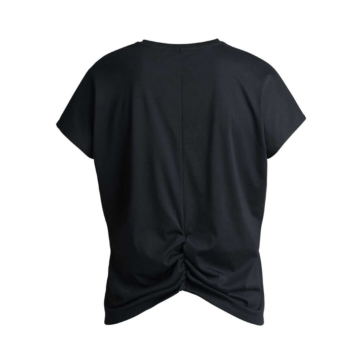 Röhnisch Split Back Hardloopshirt Korte Mouwen Zwart Dames