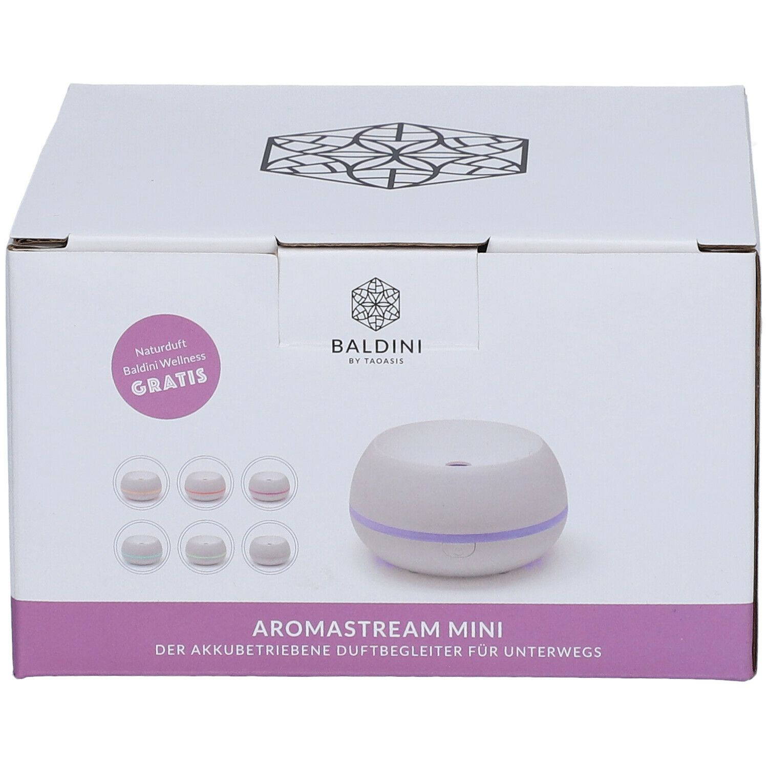 Aromastream Mini mit BALDINI Welness