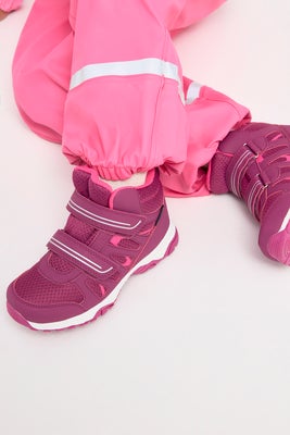Nordbjørn Mercury Mid WP  Fleecefôrede Sneakers, Dark Fuschia