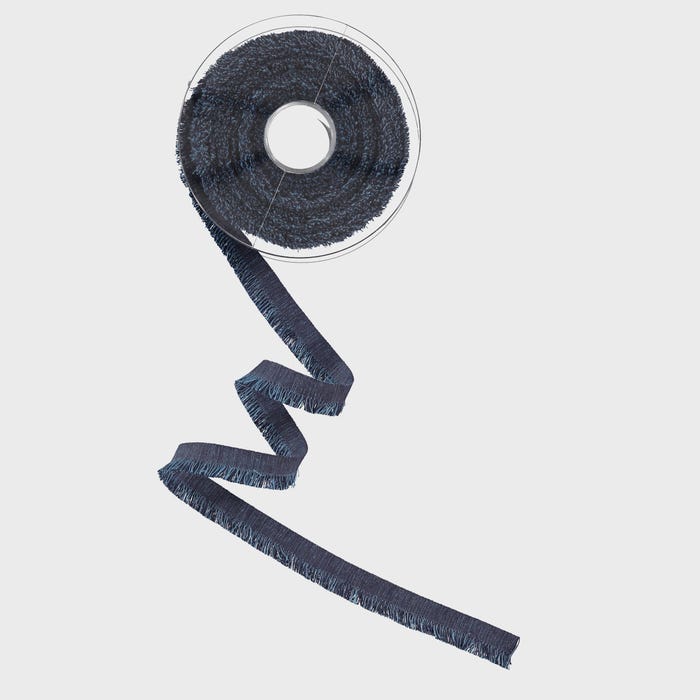 Atelier Veritas-Katoenen sierlint met franjes 20 mm - per meter