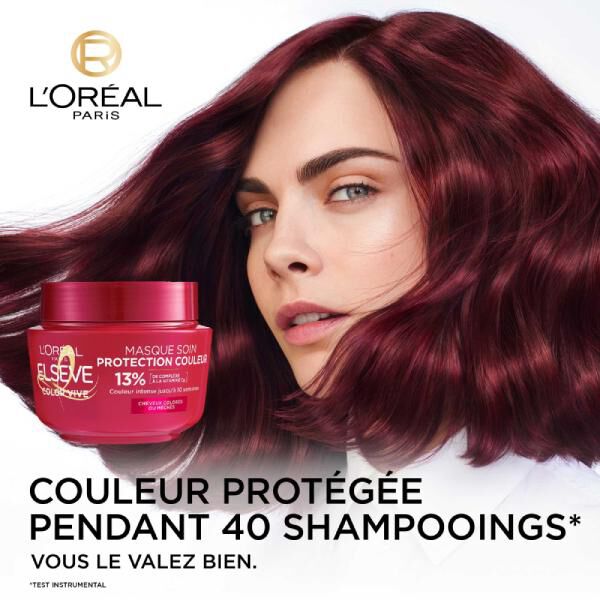 Elseve Color-Vive Masque Protection Couleur Ravive l'éclat et nourrit