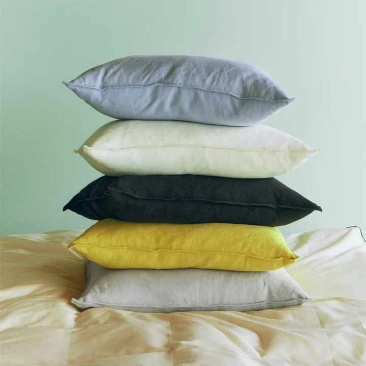 HAY - Linen Kissen, 60 x 60 cm, sky grey