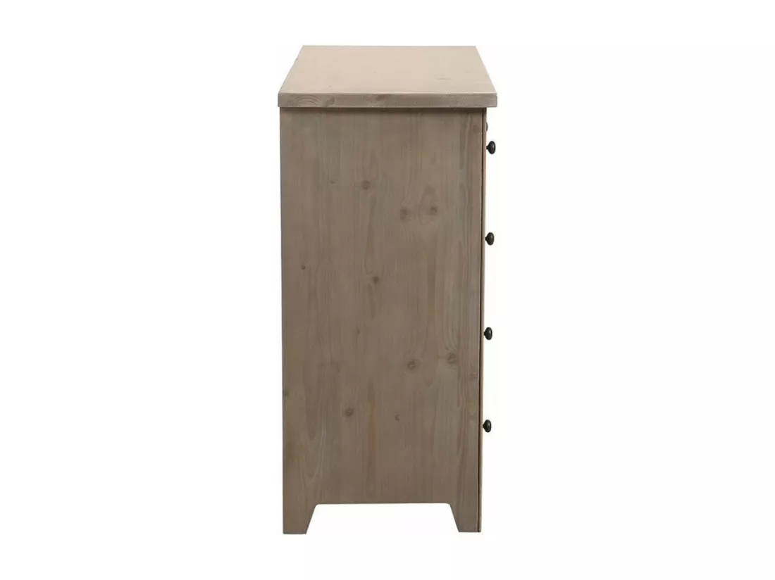 Commode 6 tiroirs Bois Marron - First Interior's