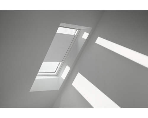 Velux honingraat plisségordijn, wit, handmatig, FHC C02 1045SWL