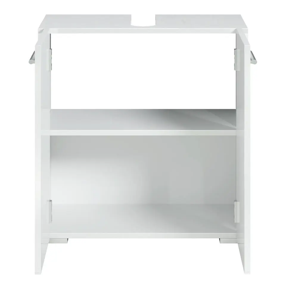 Badplaats Wastafel Onderkast Jupiter 60 x 30 x 60 cm - Wit - Badkamerkast –