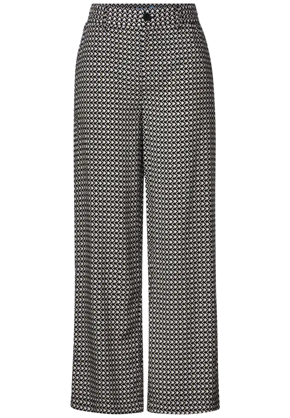 Loose Fit Damenhose - Black