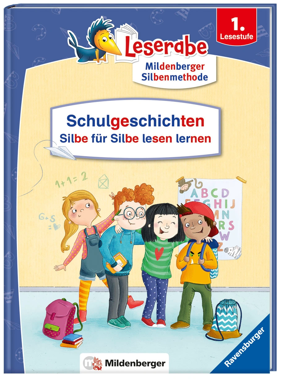 Schulgeschichten - Silbe für Silbe lesen lernen - Leserabe ab 1. Klasse - Erstlesebuch für Kinder ab 6 Jahren