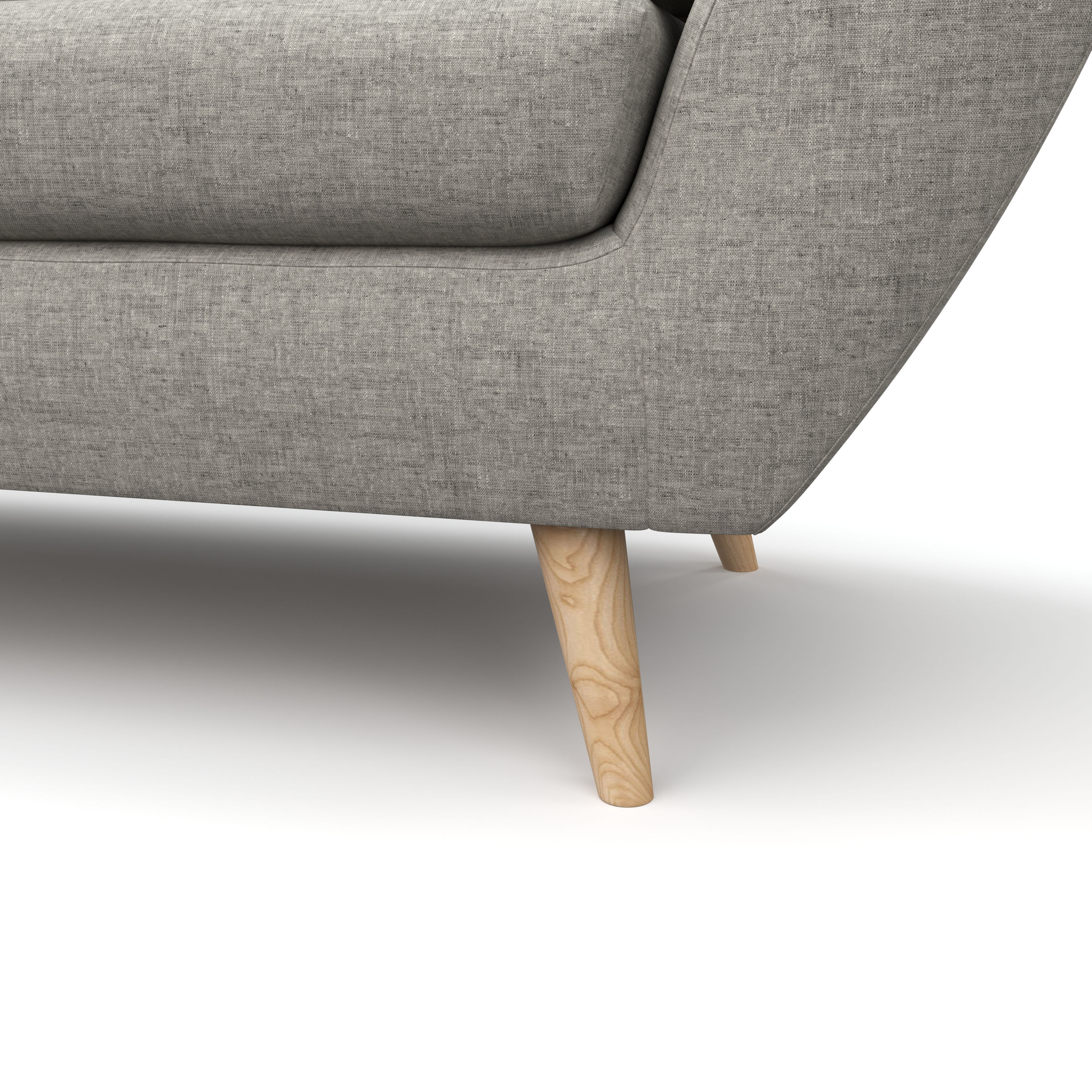 Sofa POSY 3-Sitzer grau