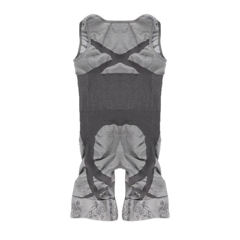 (Gr. L-XL) Damen Body Former Shapewear Unterwäsche - Grau