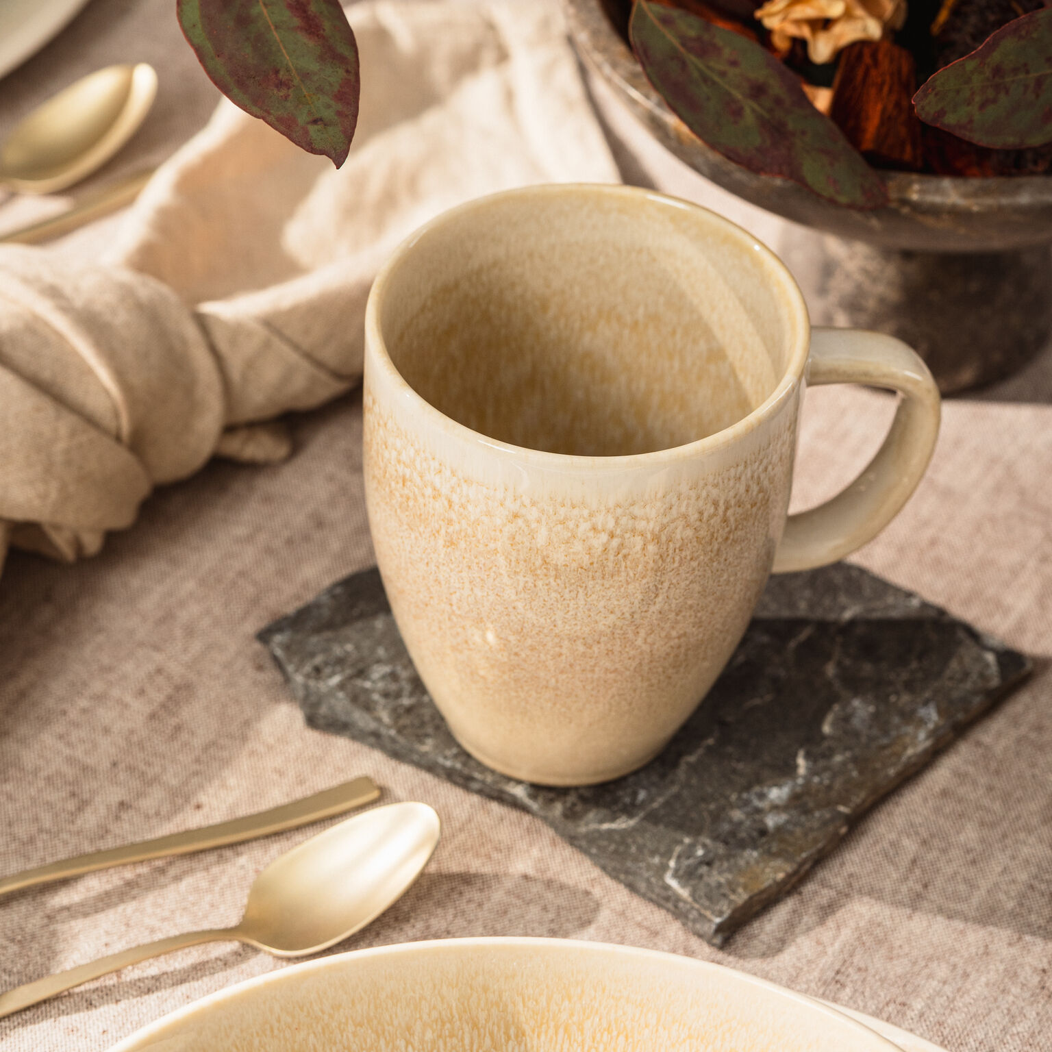 Junto Dune/Slate Grey Set 22-tlg./Mug