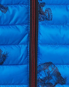 Steppjacke PRINTED CAIRN in blau