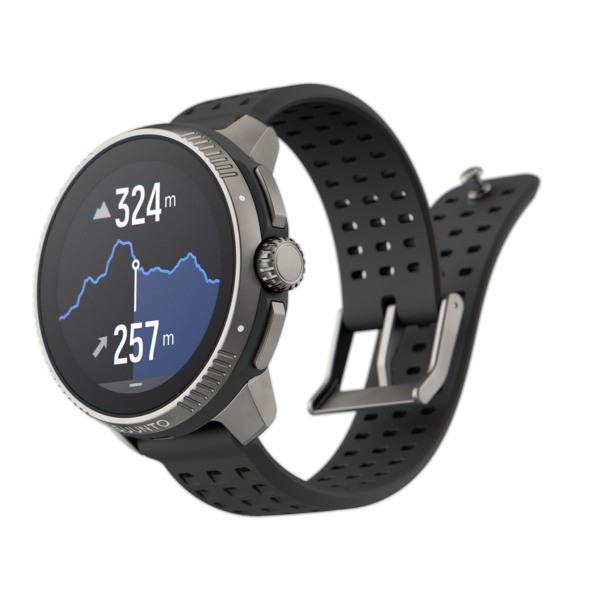 Suunto - Race Titanium Smartwatch - Charcoal