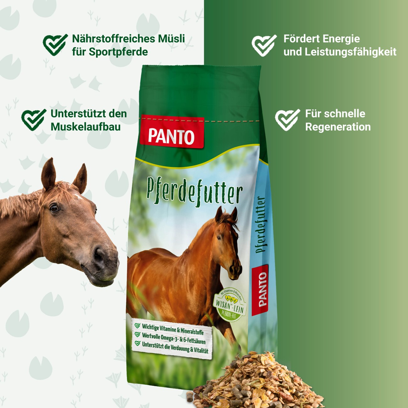 Panto SPORTMÜSLI MIT WISAN-LEIN 20kg