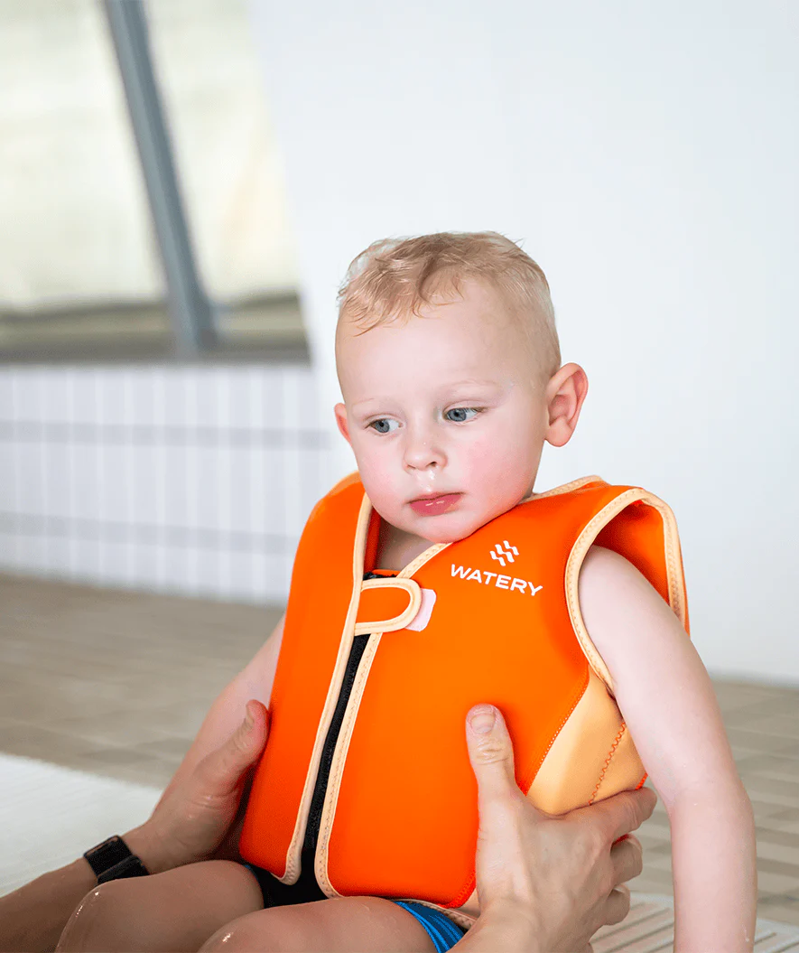 Watery svømmevest til børn (2-8) - Basic - Orange