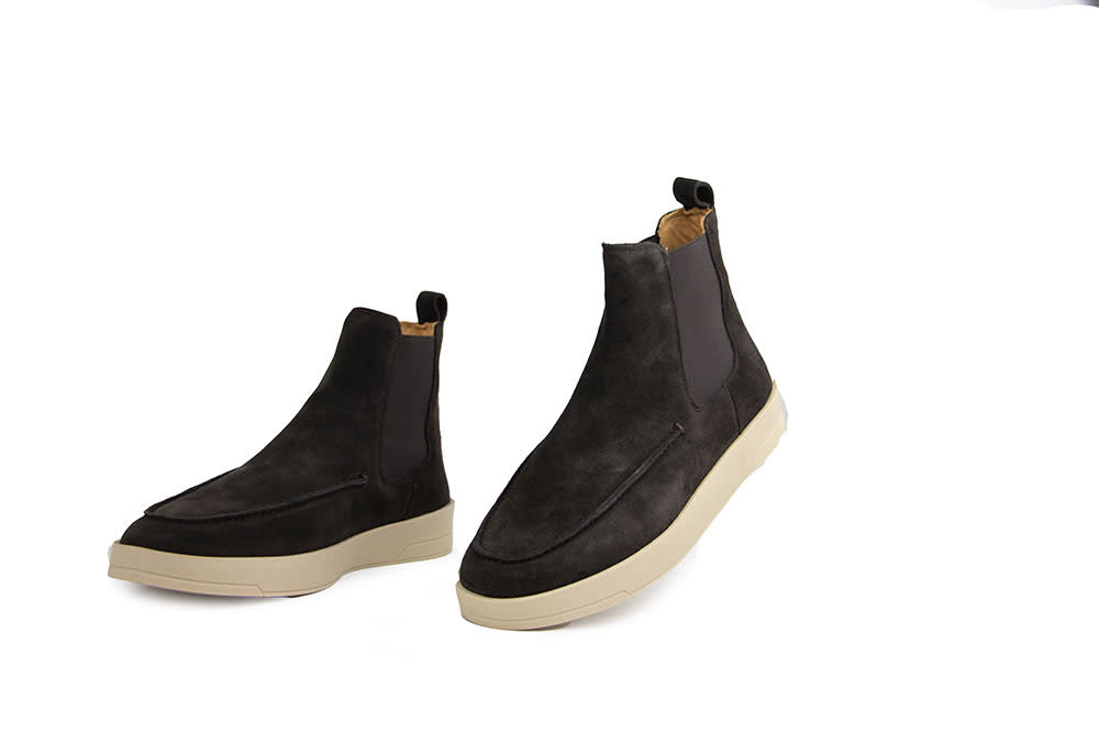 Blackstone Chelsea Boots Coffee Suede