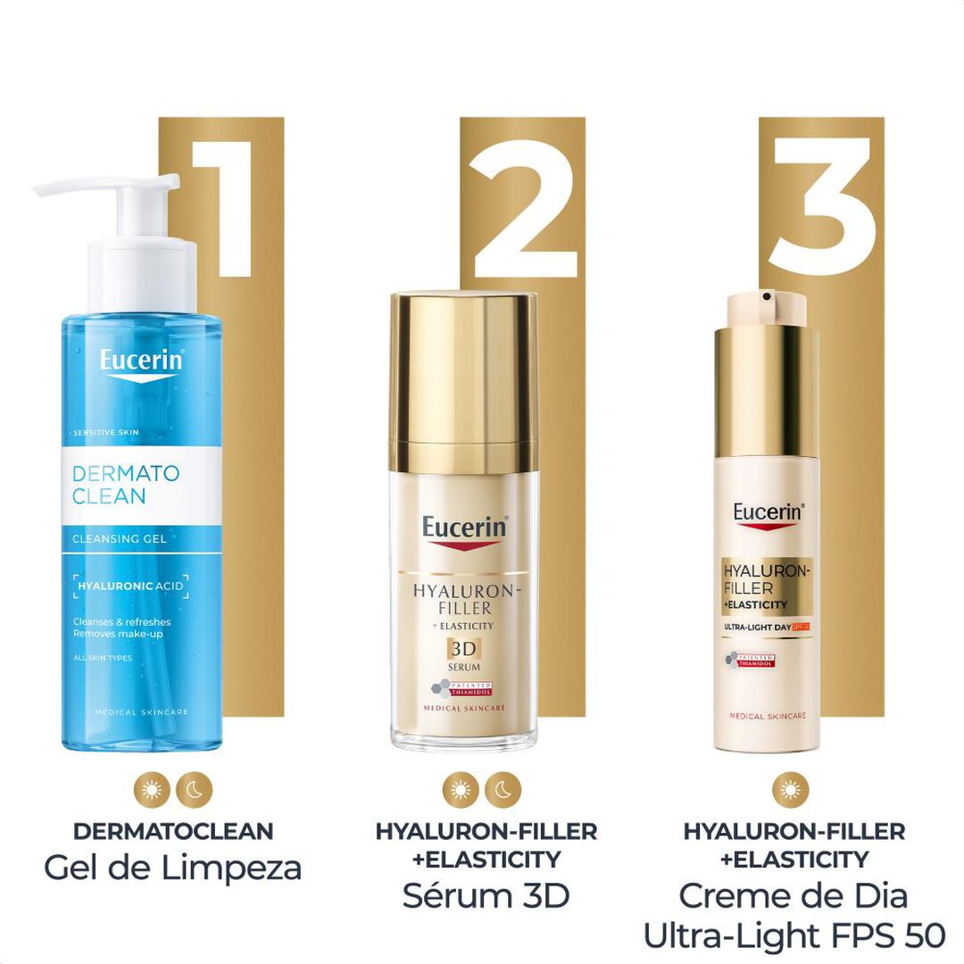Hyaluron-Filler + Elasticity Creme de Dia FPS 50 Ultra-Light - 50ml